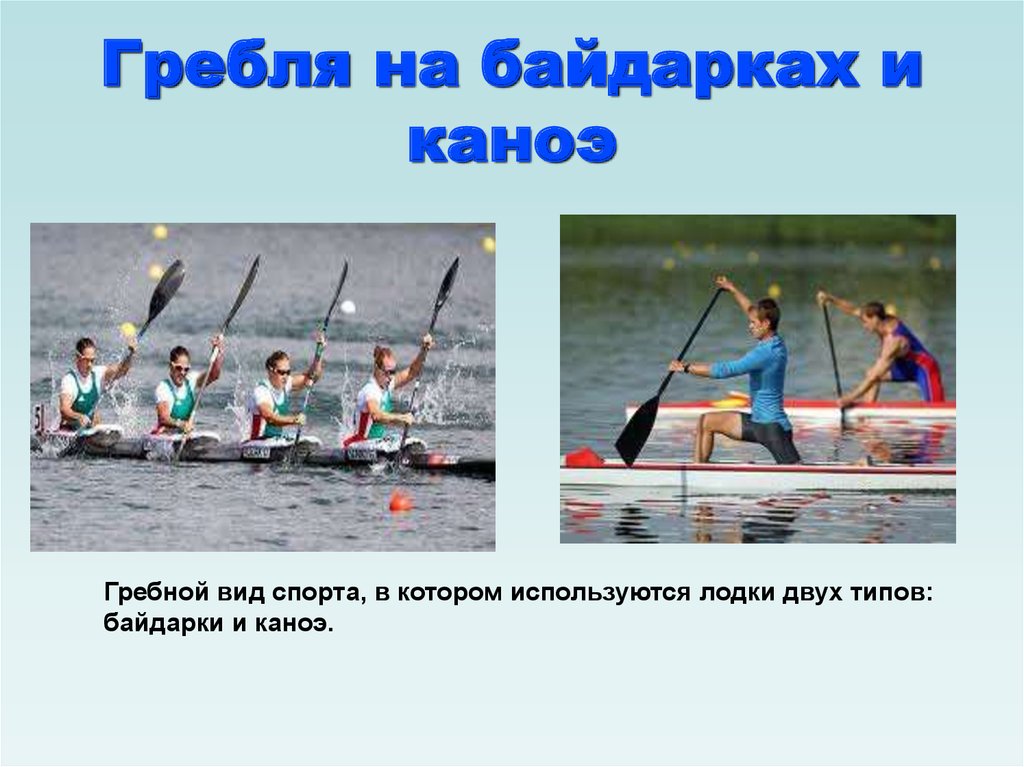 Водный спорт презентация