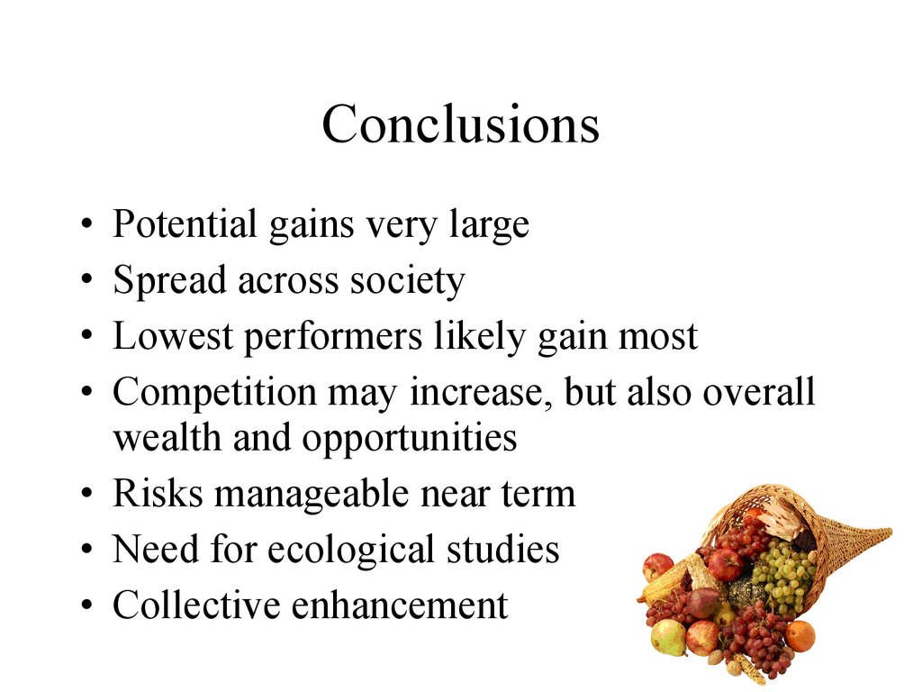 Conclusions