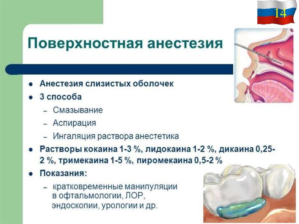 Местное обезболивание в хирургии презентация