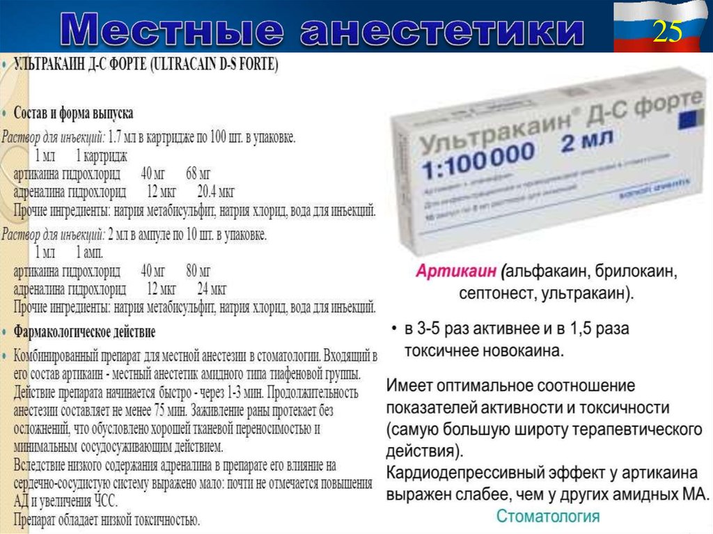 Местные анестетики