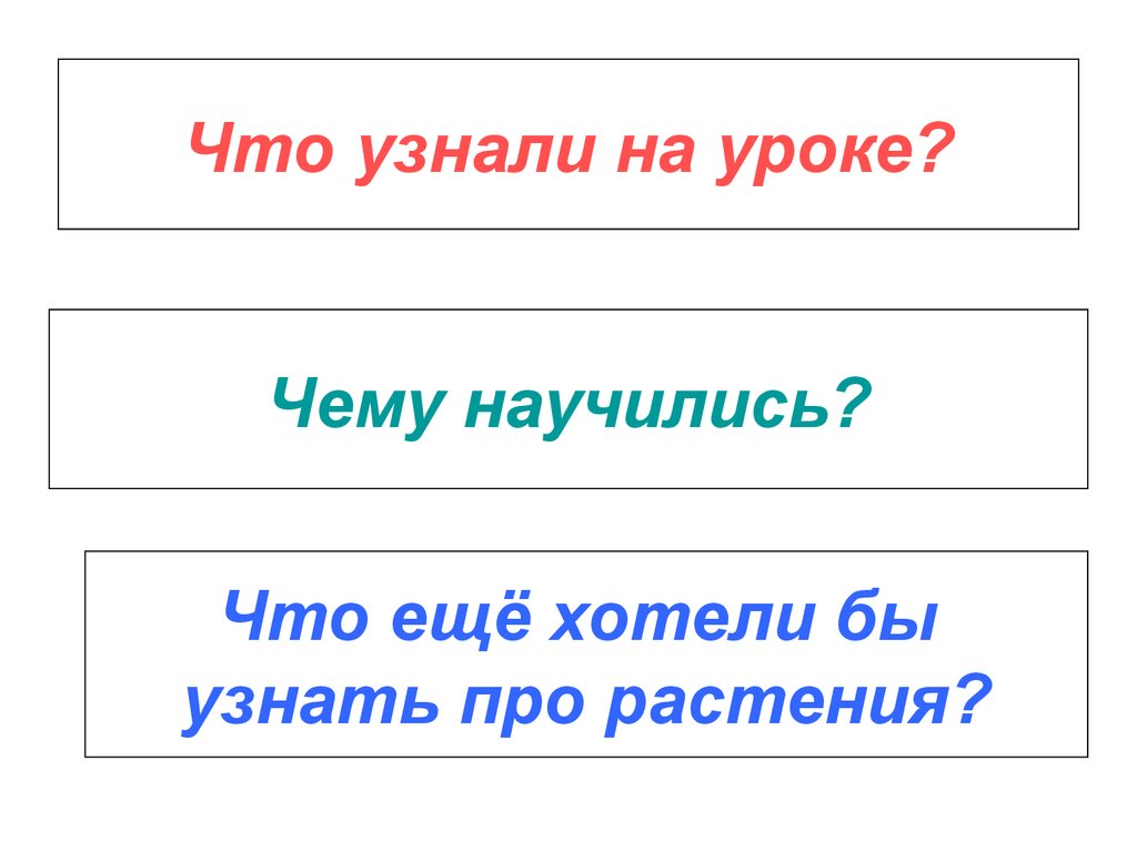 Узнать про 1. Корень чему узнали чему научились.