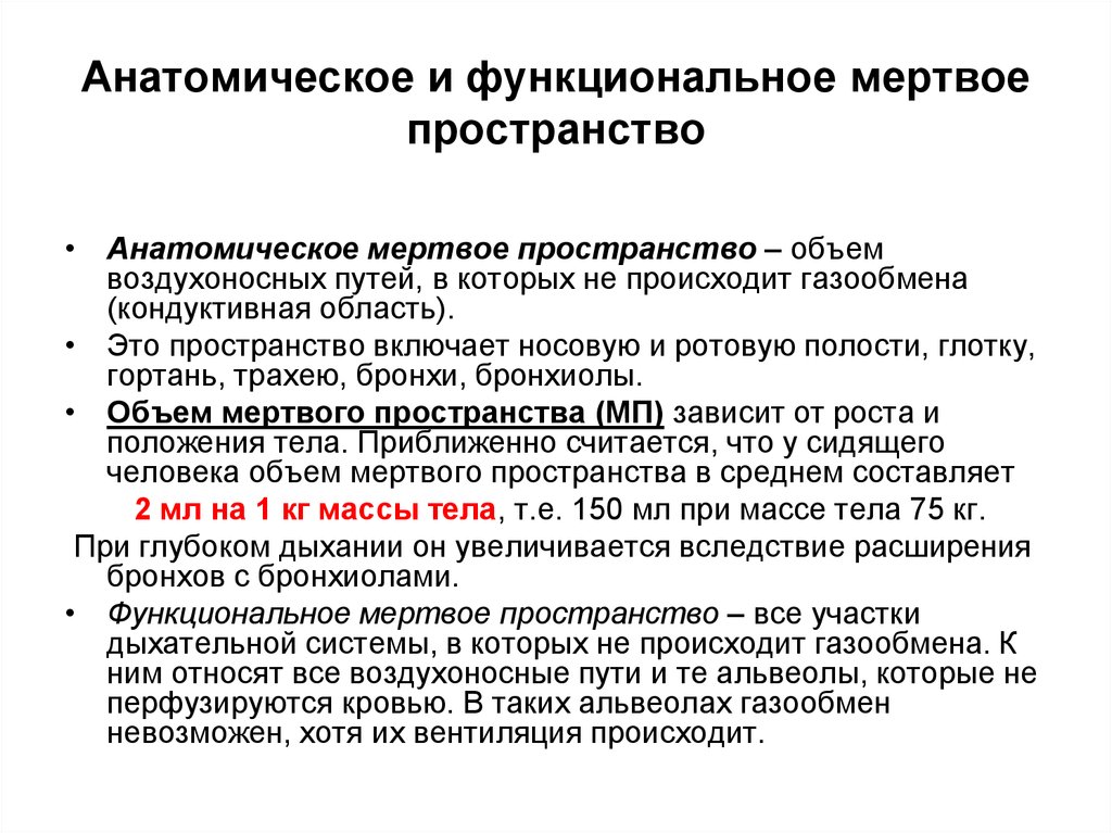 Пространство значения. Мертвое пространство физиология. Анатомическое Мертвое пространство. Анатомическое Мертвое пространство анатомия. Объем мертвого пространства.