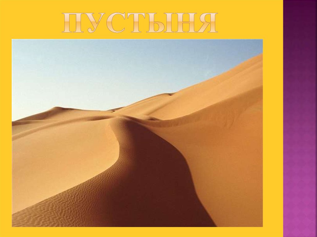 Пустыня