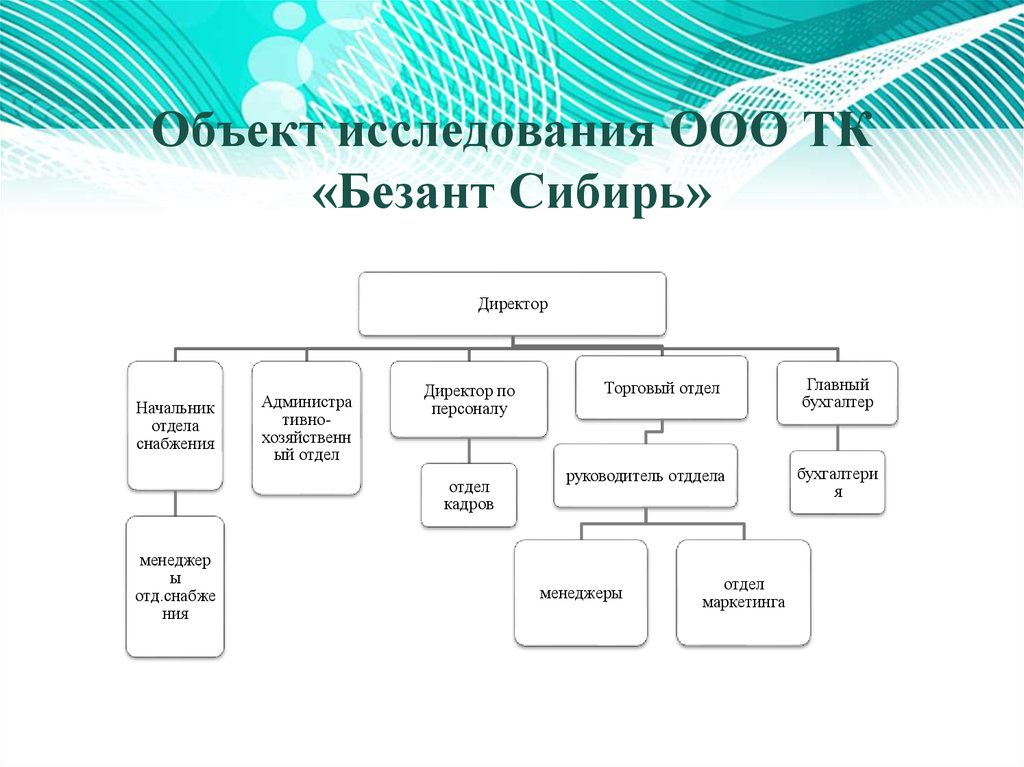 Ооо исследование. Объект исследования ООО. ООО ТК 