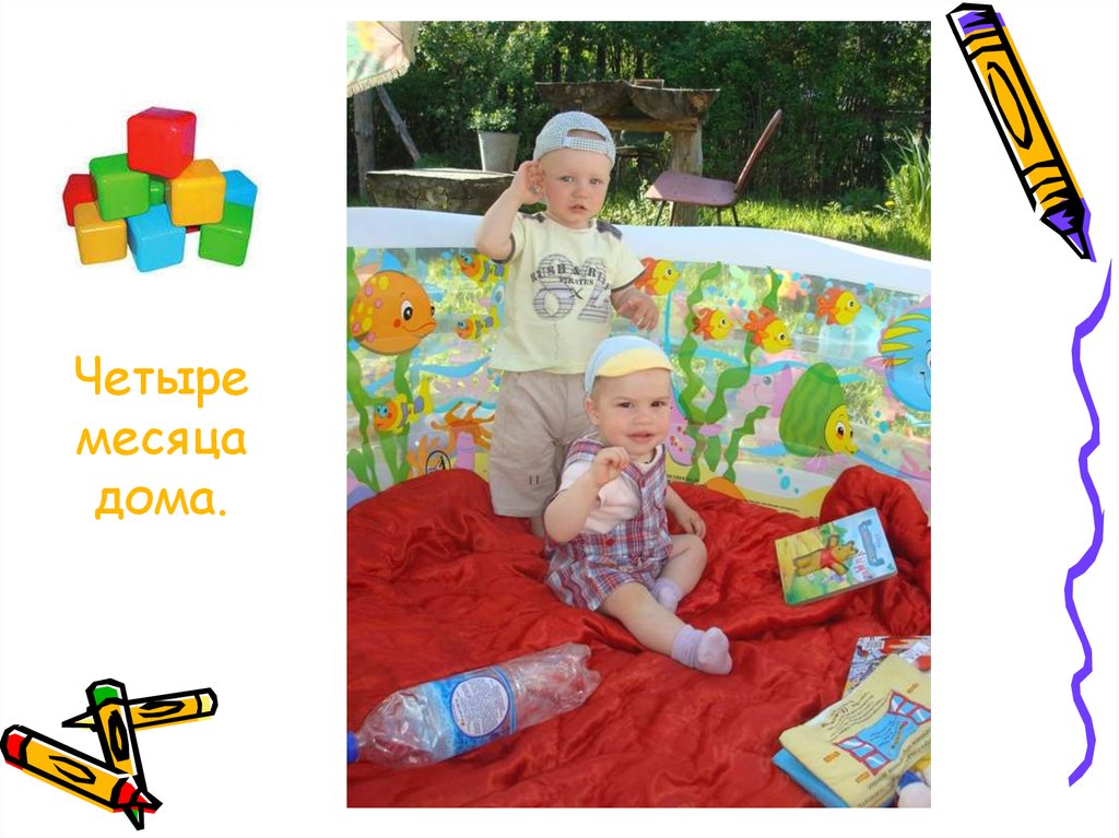 Четыре месяца дома.
