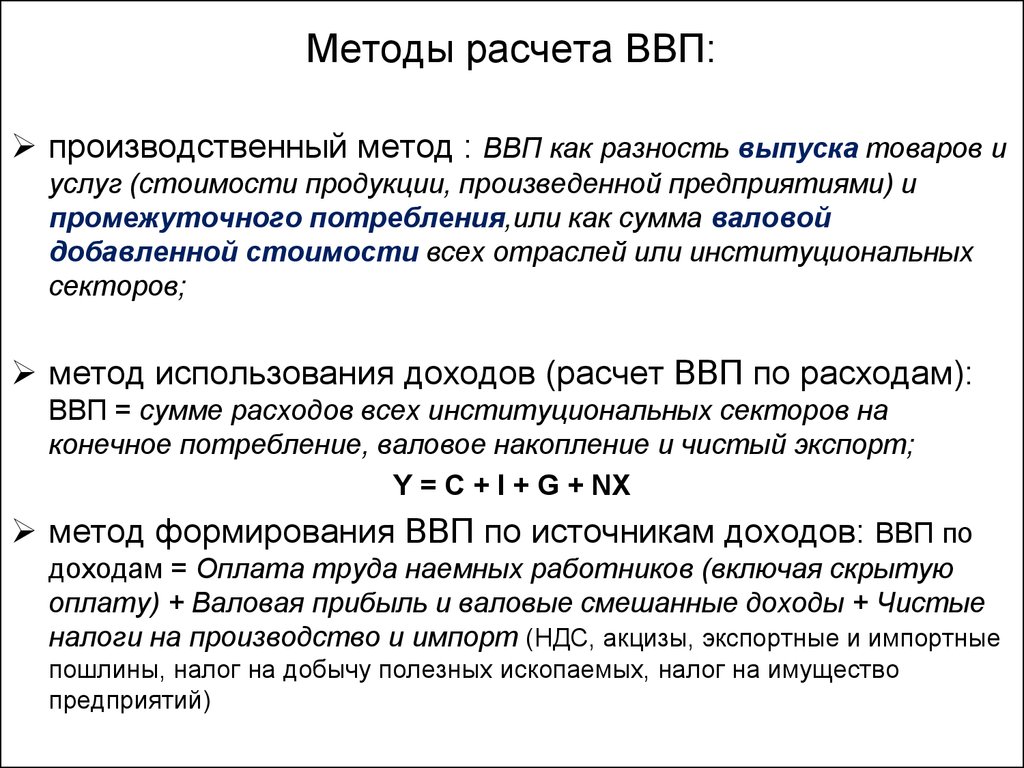 Способ расчета. Производственный метод расчета ВВП формула. Три формулы расчета ВВП. Как рассчитывается валовой внутренний продукт (ВВП)?. Три способа подсчета ВВП.