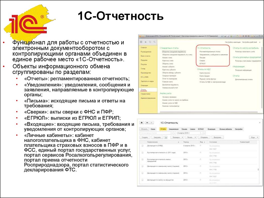 Коммерческая отчетность. 1с отчетность Скриншот. Объекты отчетности. Портал отчетности. 1 С отчетность презентация.