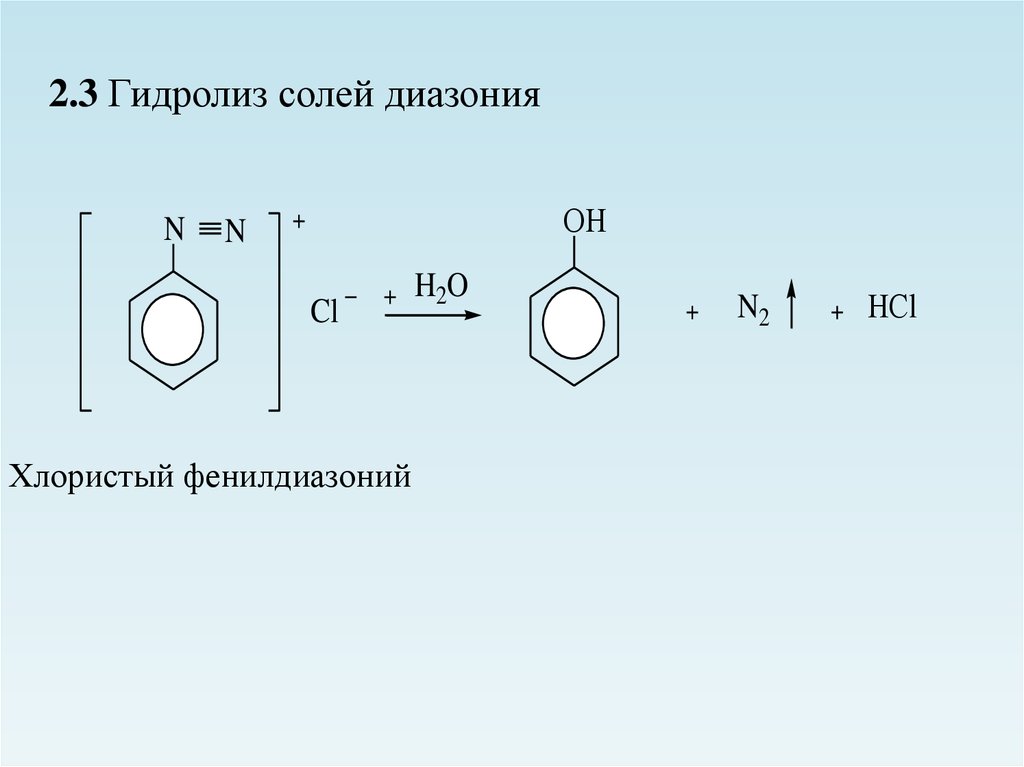 C6h5ona гидролиз