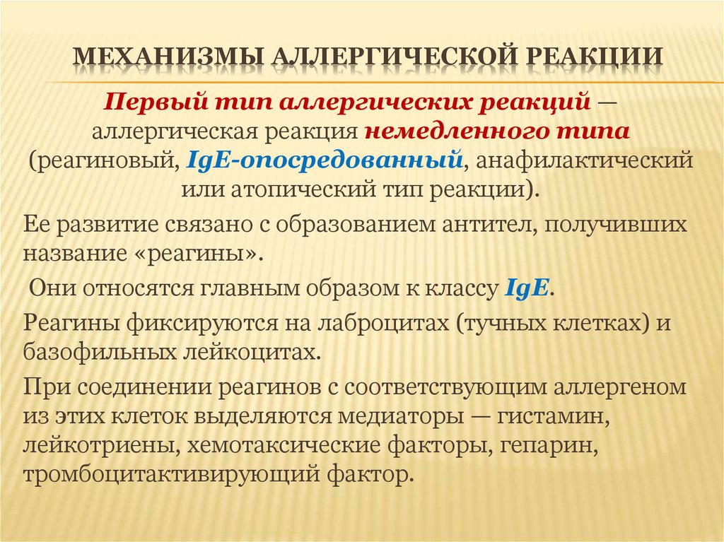 Аллергическая реакция немедленного. Механизм аллергии немедленного типа. Аллергические реакции немедленного типа. Аллергическая реакция немедленного типа механи. Механизм аллергической реакции.