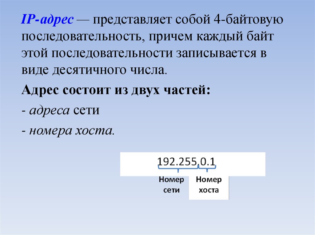 Представить в адрес. IP-адрес представляет собой. IP номер состоит из. IP-адрес состоит из двух частей. Любой IP адрес состоит из двух частей.