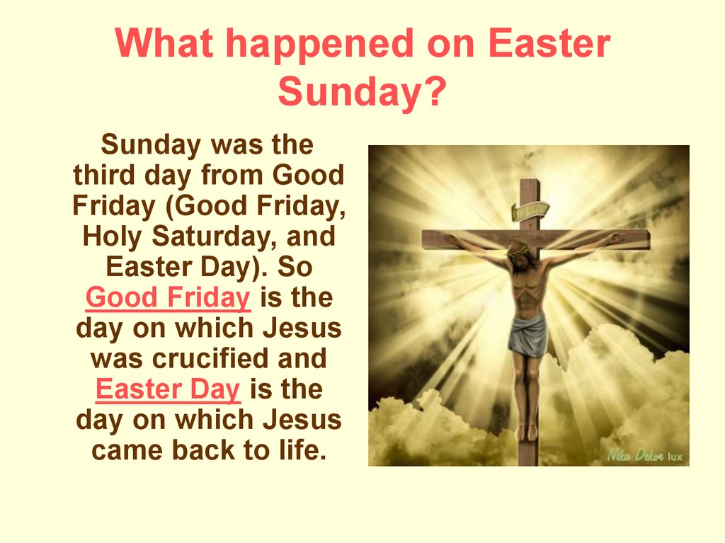 What is Easter? online presentation