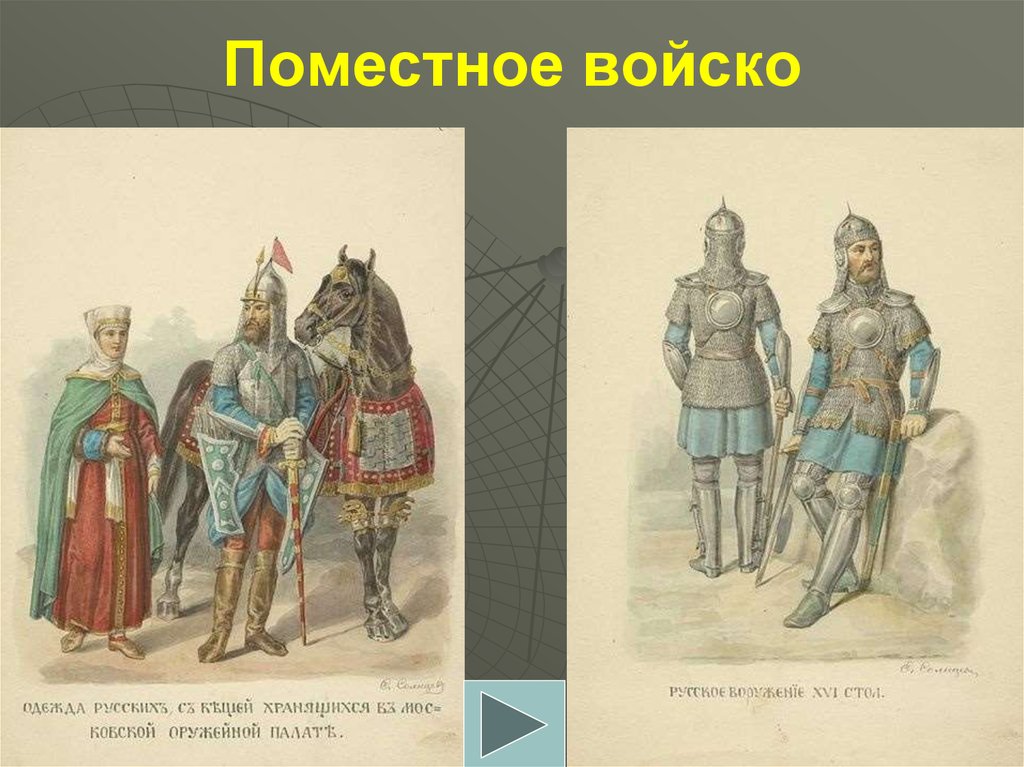 Из кого формировалось единое войско. Дворянская конница Ивана 3. Поместное войско. Поместная армия. Войско при Иване 3.