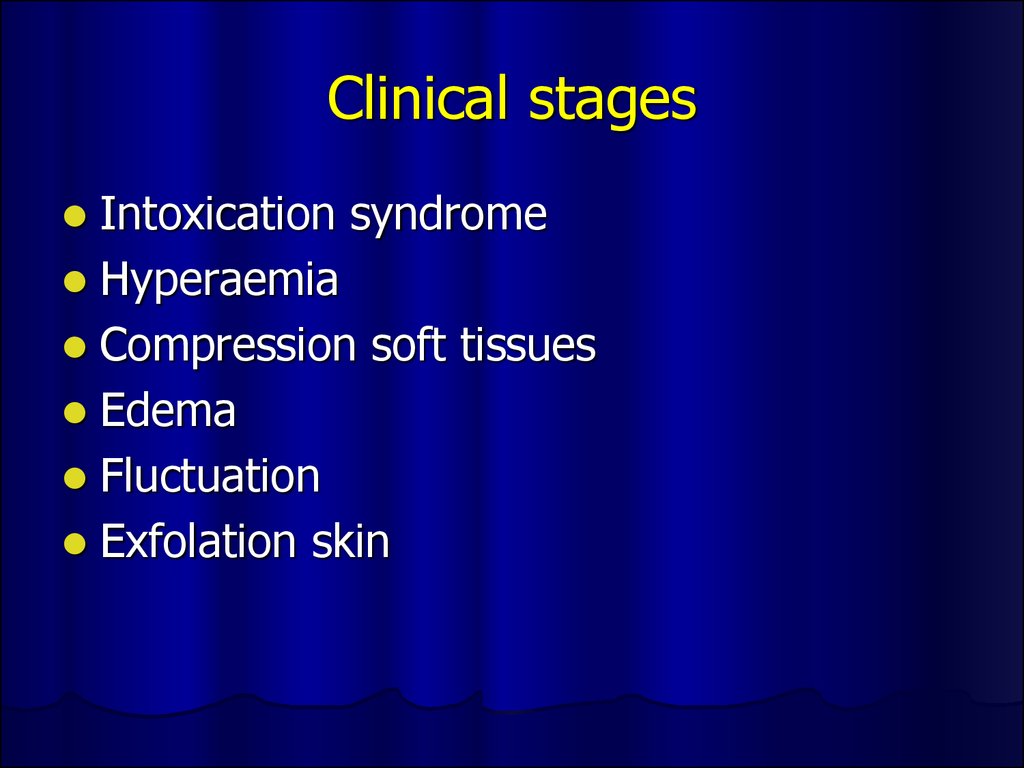 Clinical stages