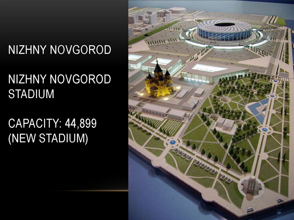 Nizhny Novgorod Nizhny Novgorod Stadium Capacity: 44,899 (new stadium)