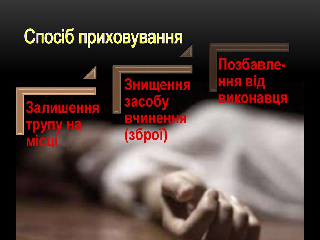 Спосіб приховування