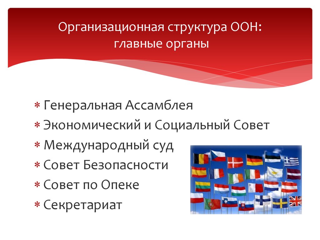 Структура оон. ООН состав организации. Главные органы ООН. Структура ООН основные органы.