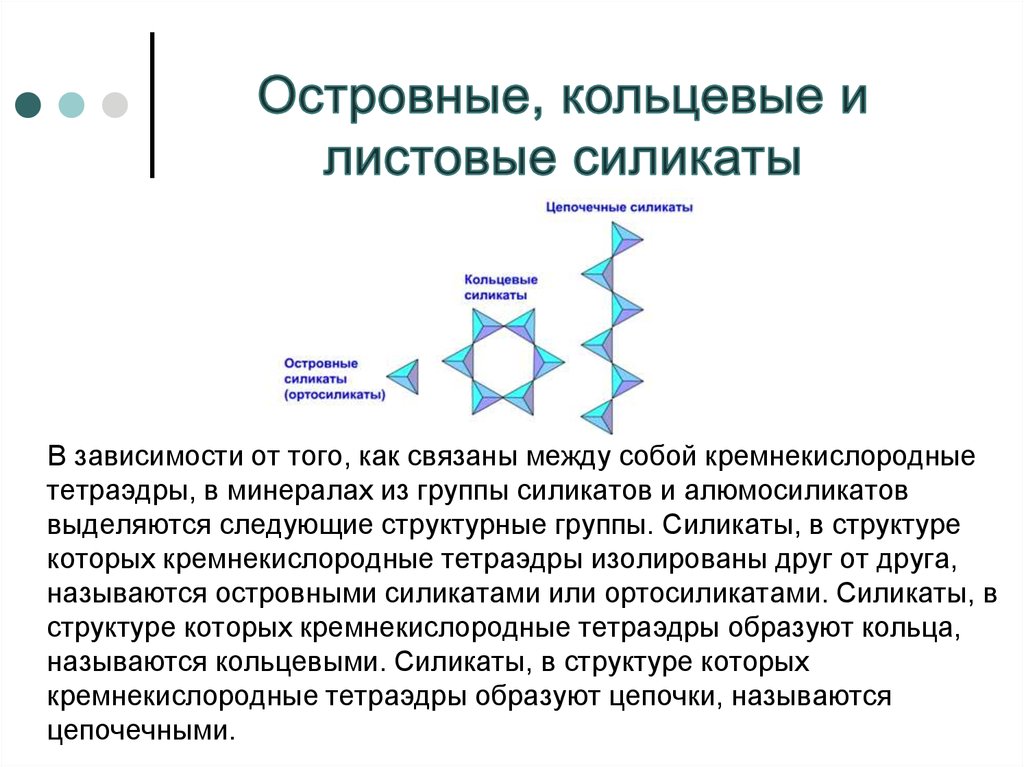 Презентация силикаты островные