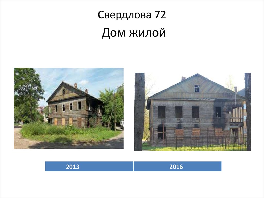 Свердлова 72 Дом жилой