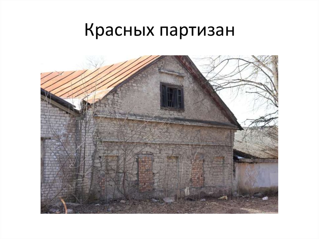 Красных партизан