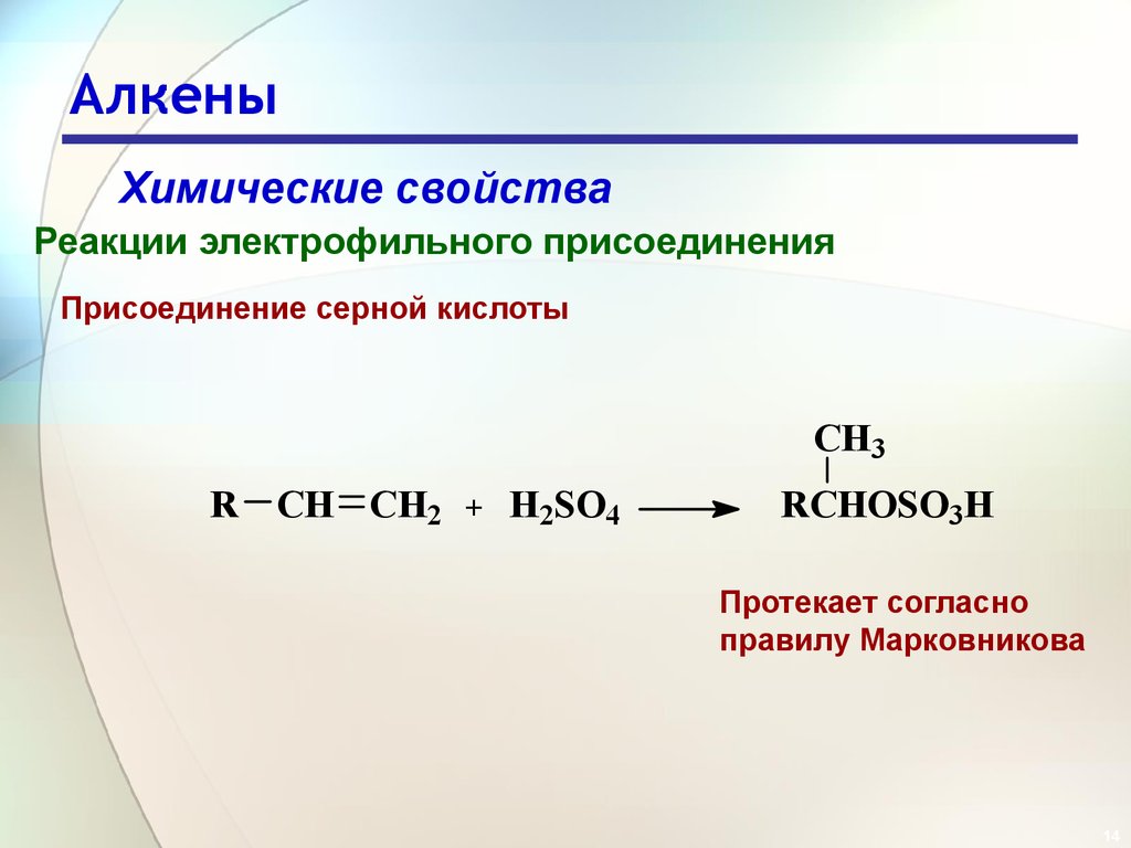 Составление алкенов