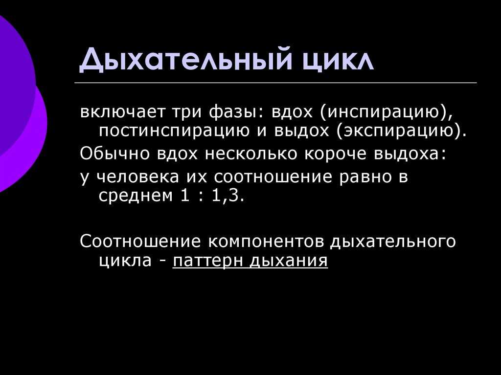 Дыхательный цикл