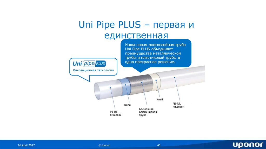 Uni Pipe PLUS – первая и единственная