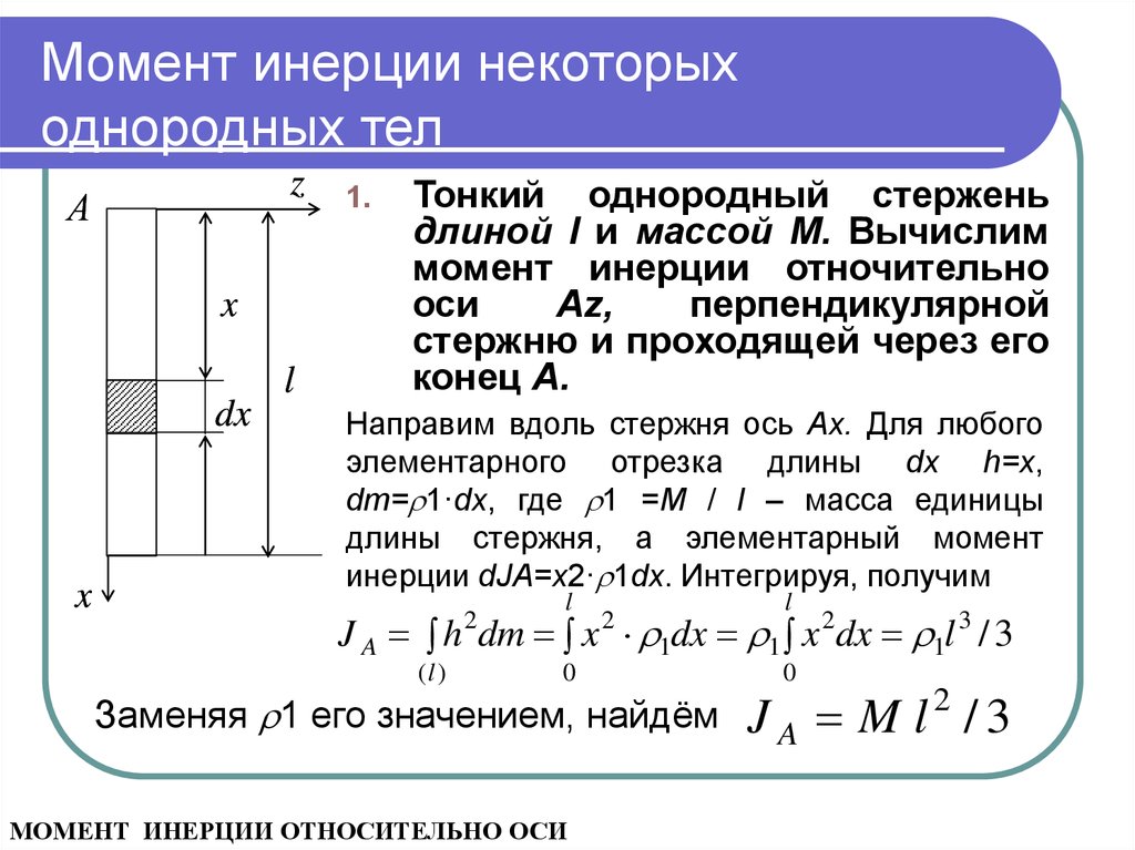 Приведенный момент