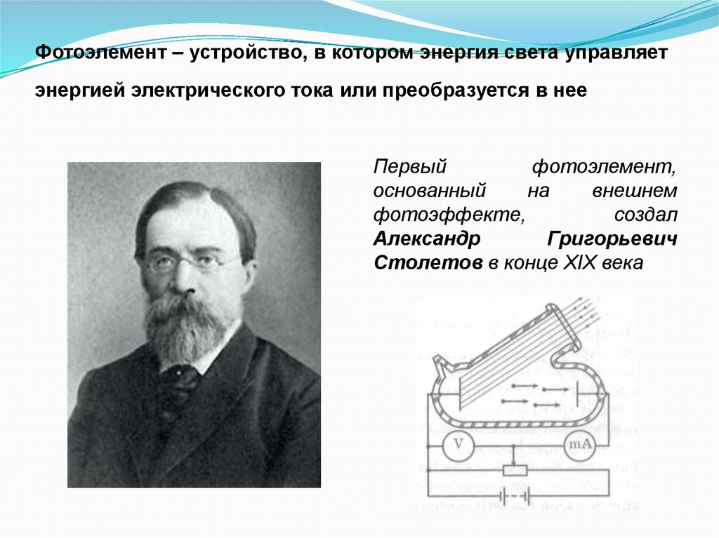 Ток фотоэлемента. Александр Столетов фотоэлемент. Столетов Александр Григорьевич фотоэффект. Александр Григорьевич Столетов фотоэлемент. А Г Столетов открытия.