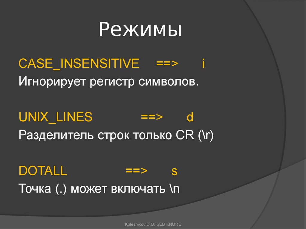 Регистр символов. Регулярка игнорировать регистр. Кейс график работы.