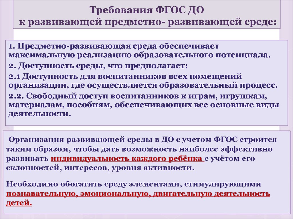 Требования фгос в предметно развивающей среде. Требования ФГОС К предметно-развивающей среде:. ФГОС К требованиям к развивающей среде. ФГОС до требования к предметно-развивающей среде. Соответствие ФГОС.