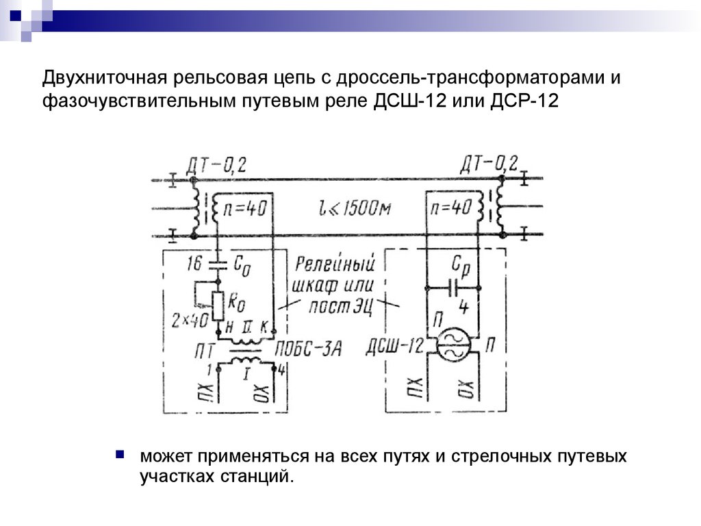 Презентация по рельсовым цепям