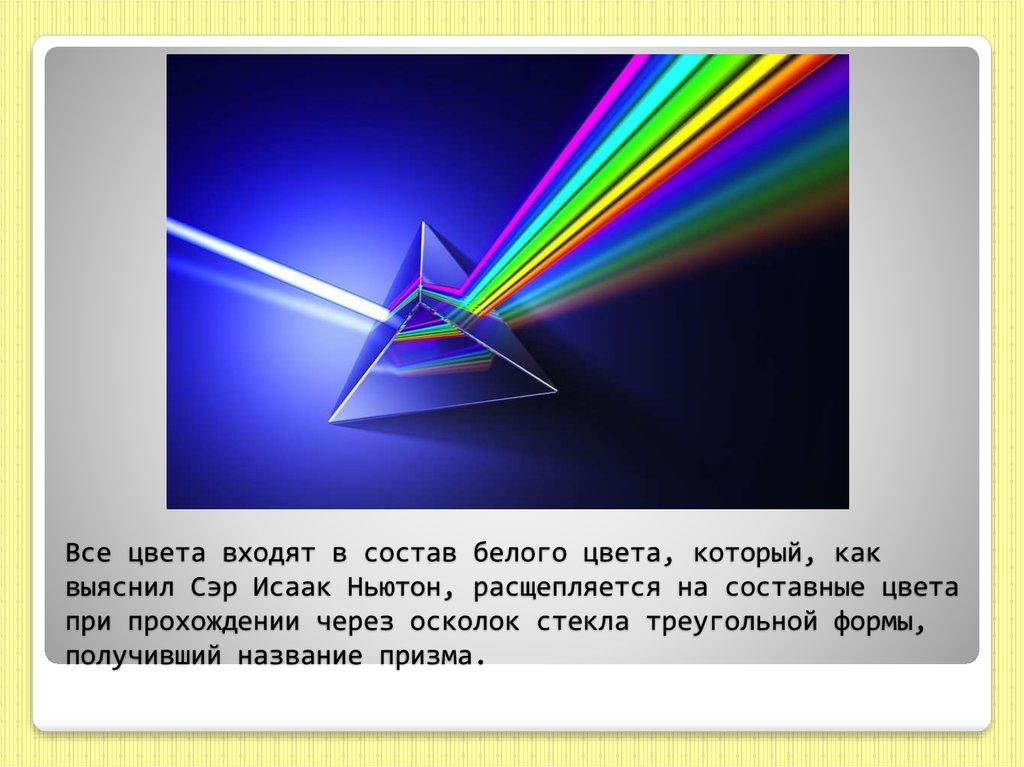 На рисунке изображен ход трех световых лучей красного зеленого фиолетового через призму какой луч