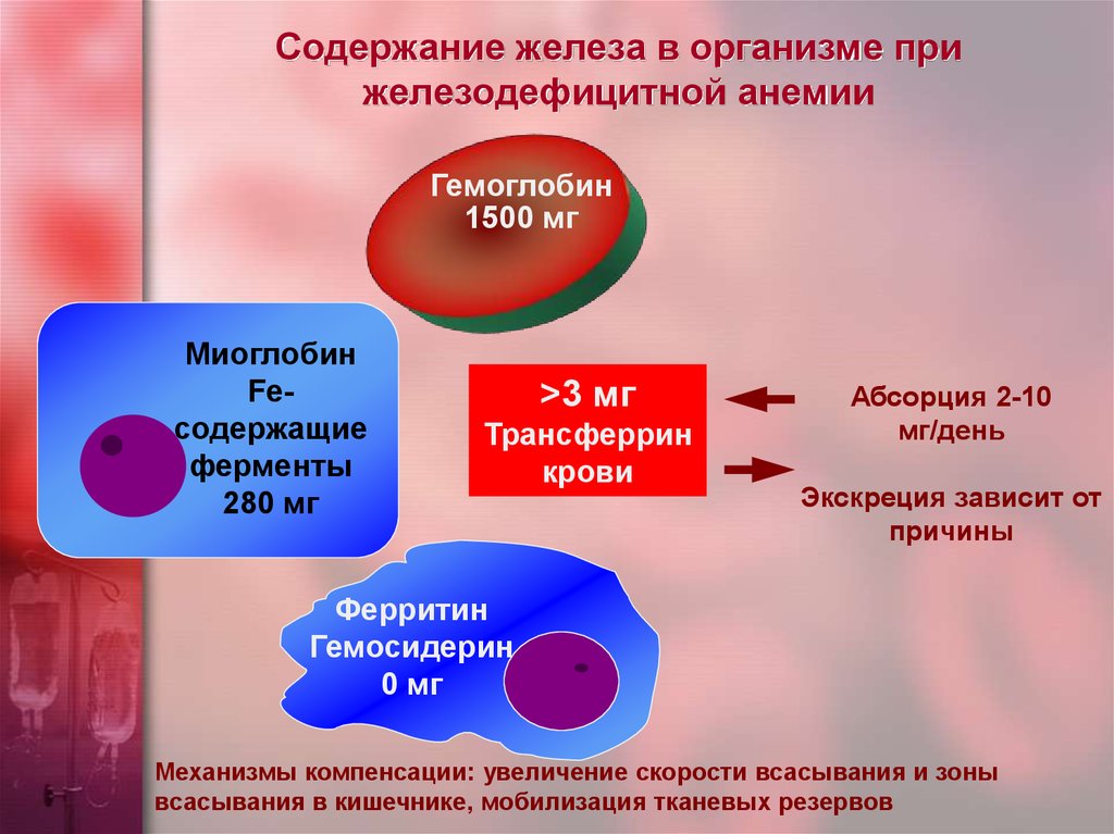 Картинки железа в крови