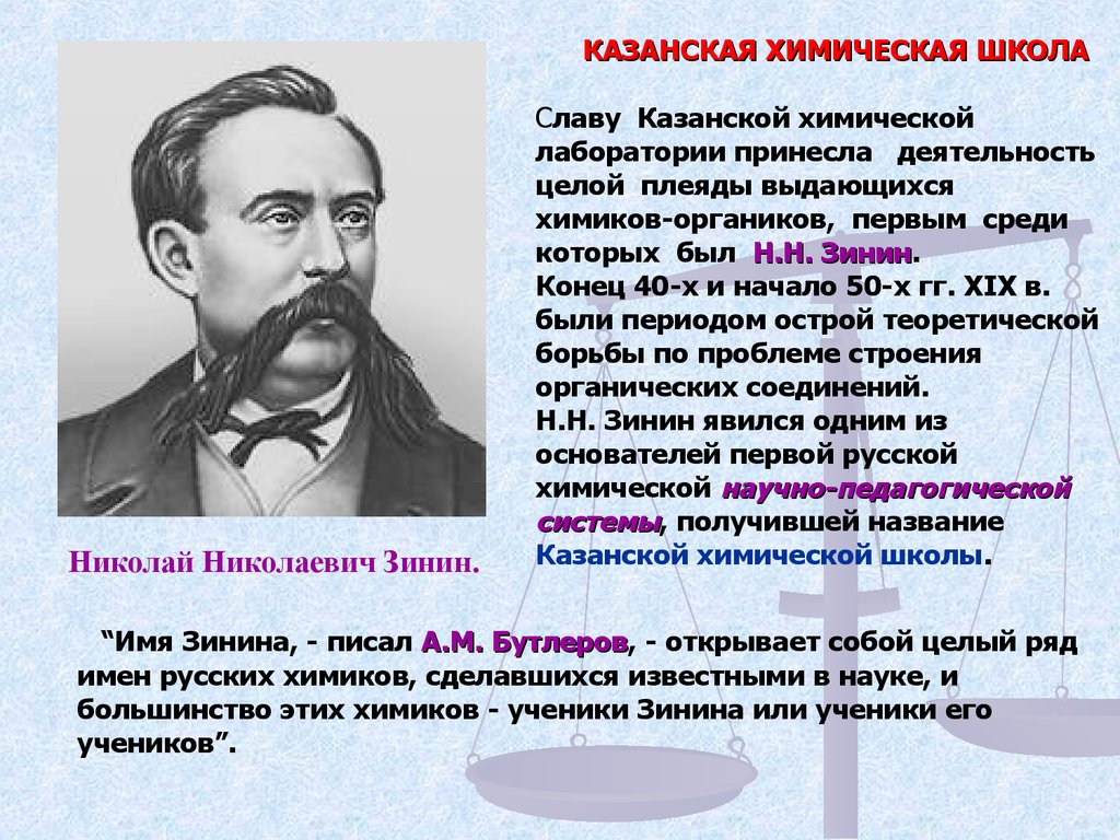 Казанская н н. Зинин и Казанская школа Химиков. Казанская школа Химиков Зинина. Выдающиеся химики Казанской химической школы. Сообщение Казанская школа Химиков.