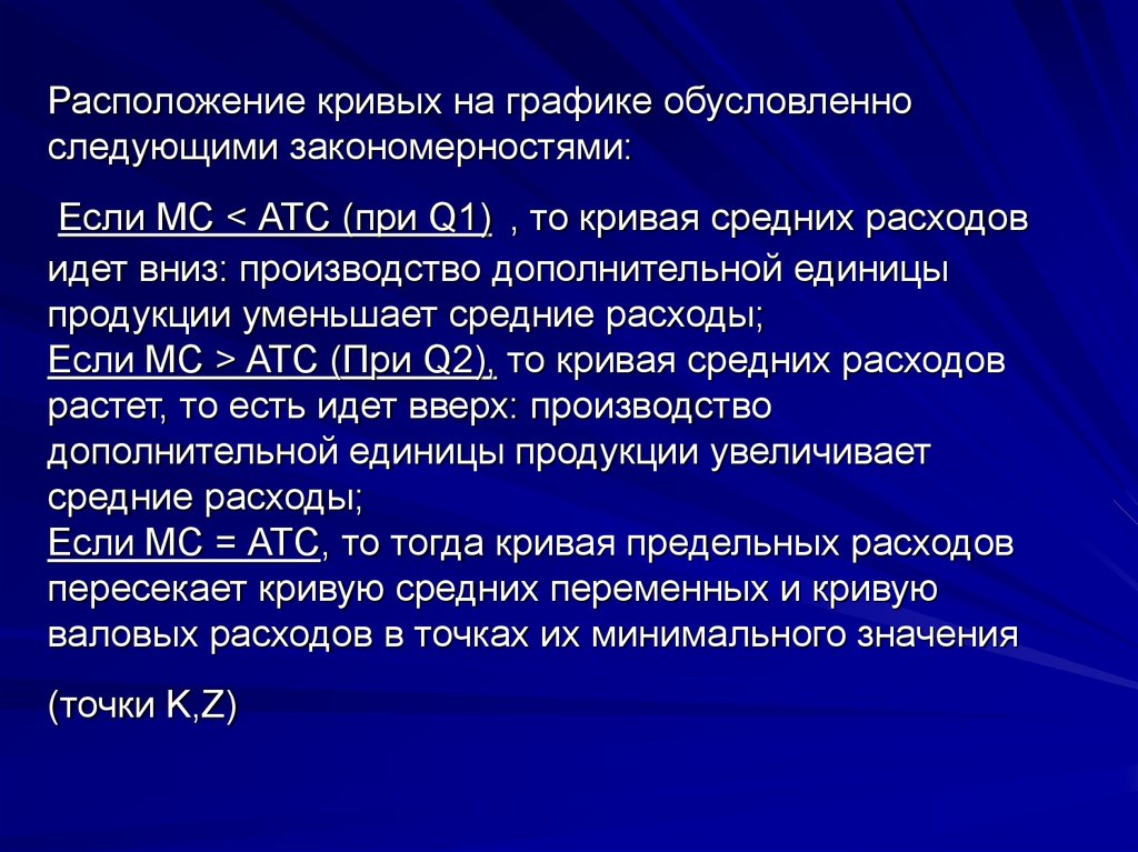 Урезанное среднее. Закономерности издержек производства. МС = АТС. Урезанное среднее на 20%.