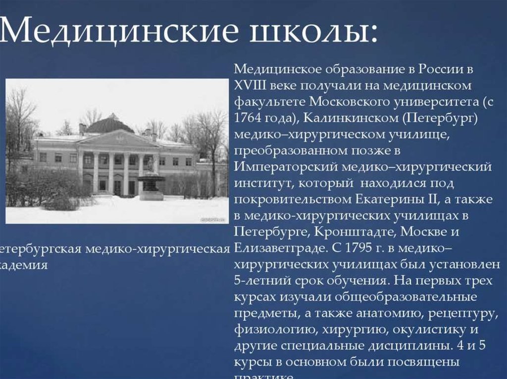 История создания медицины презентация