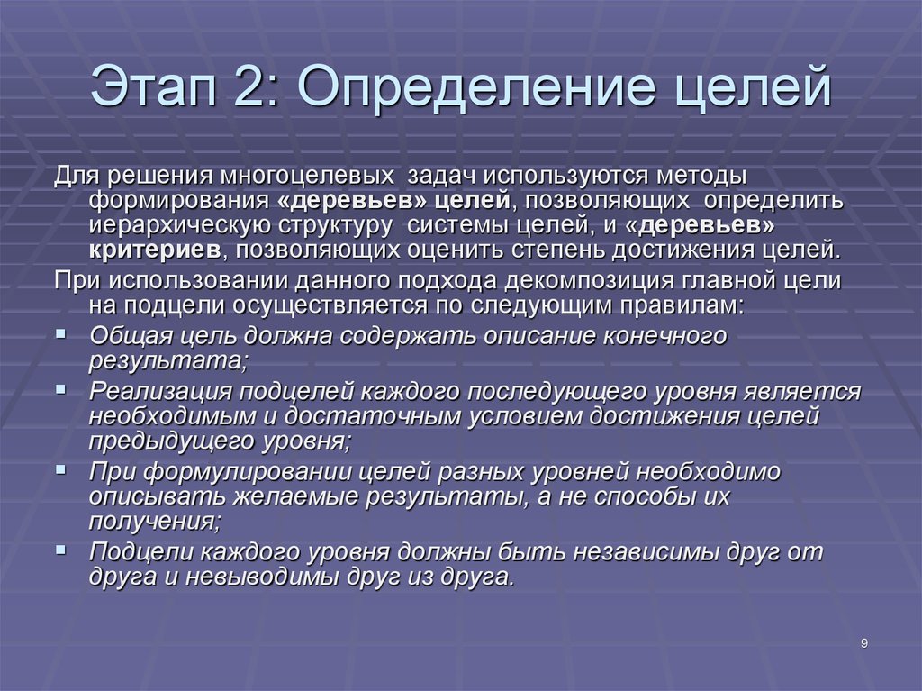 А также определяющие цели и. Этапы определение целей. Этапы установления целей организации. Этап это определение. Цель это определение.