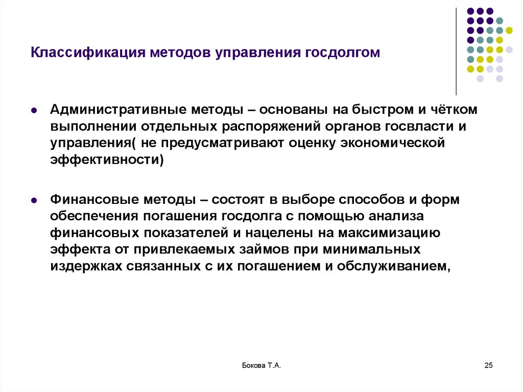 Понятие и методы управления государственным долгом. Административные методы управления государственным долгом. Административные методы управления финансами. Административный метод управления финансами. Способы погашения госдолга.