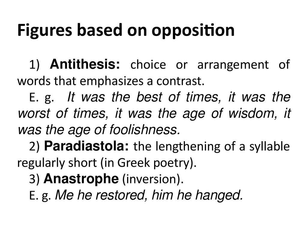 Classifications of expressive means and stylistic devices - презентация ...