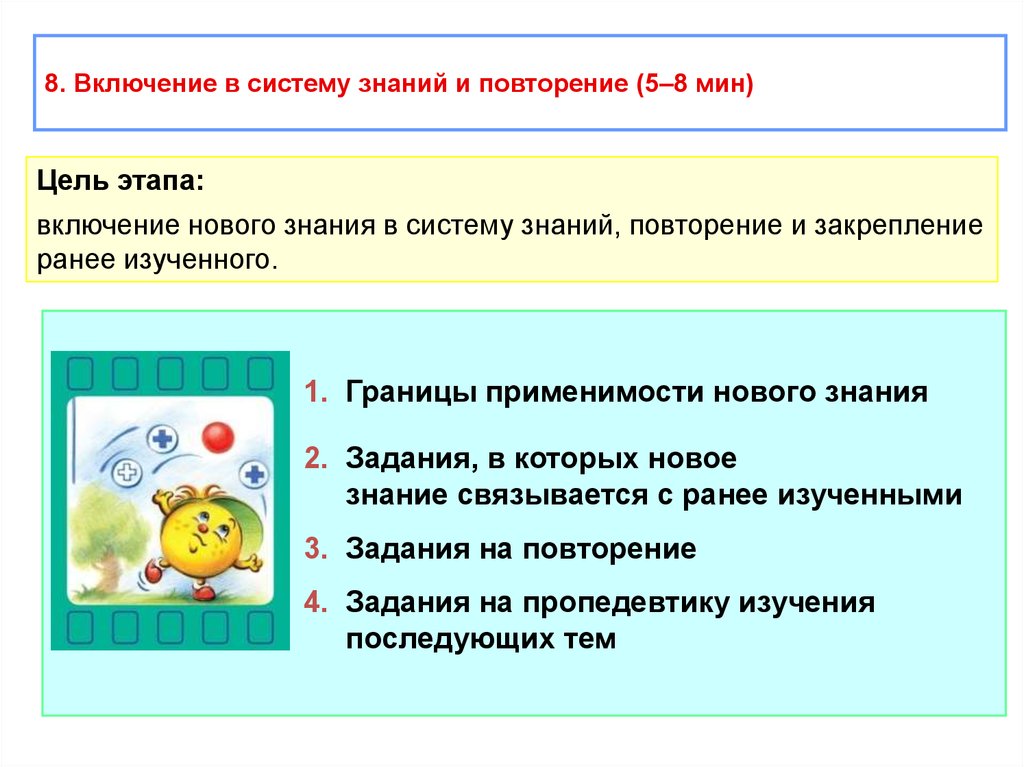 Этап открытие нового знания цель этапа. Включение в систему знаний. Включение нового знания в систему знаний и повторение. Включение в систему знаний и повторение цель этапа. Включение нового знания в систему знаний цель этапа.