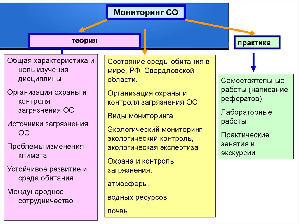 Мониторинг доклад. Мониторинг среды обитания. Теории мониторинга. Виды контроля загрязнения.