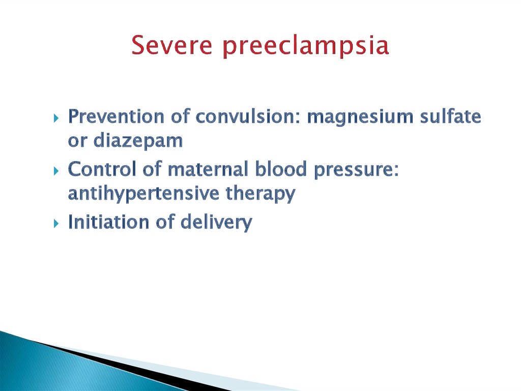 Severe preeclampsia