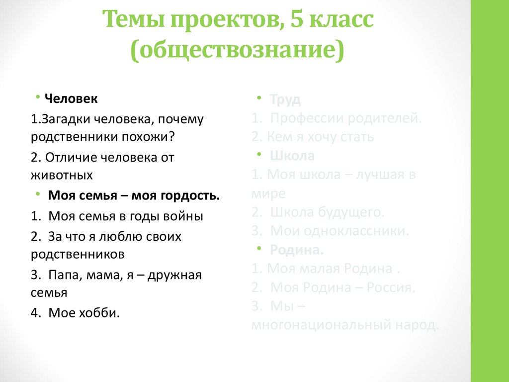 Как выбрать тему для индивидуального проекта 10 класс