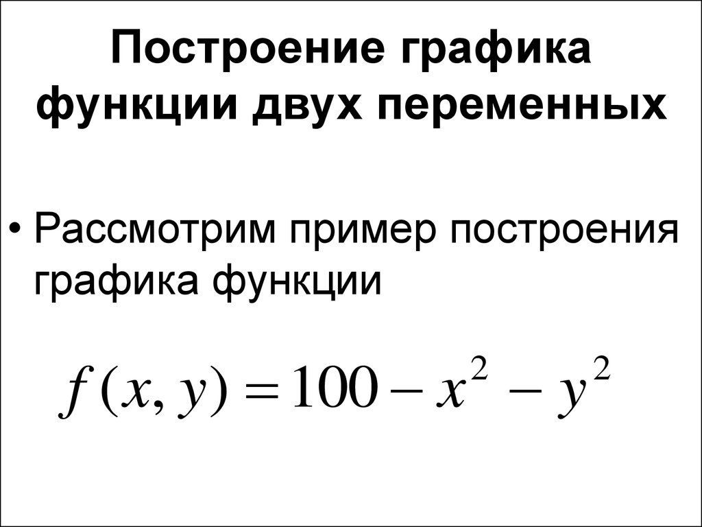 Дифференциальное исчисление функции нескольких. Функция с двумя переменными. График двух переменных. Функция двух переменных. Графики функций двух переменных.