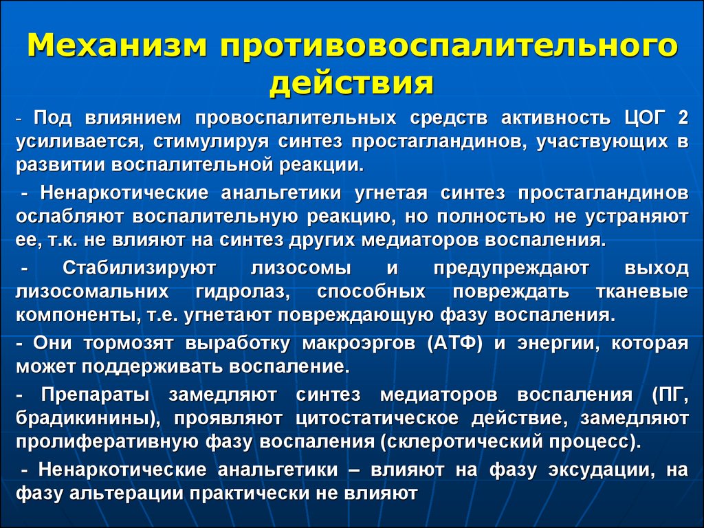 Анальгетики список