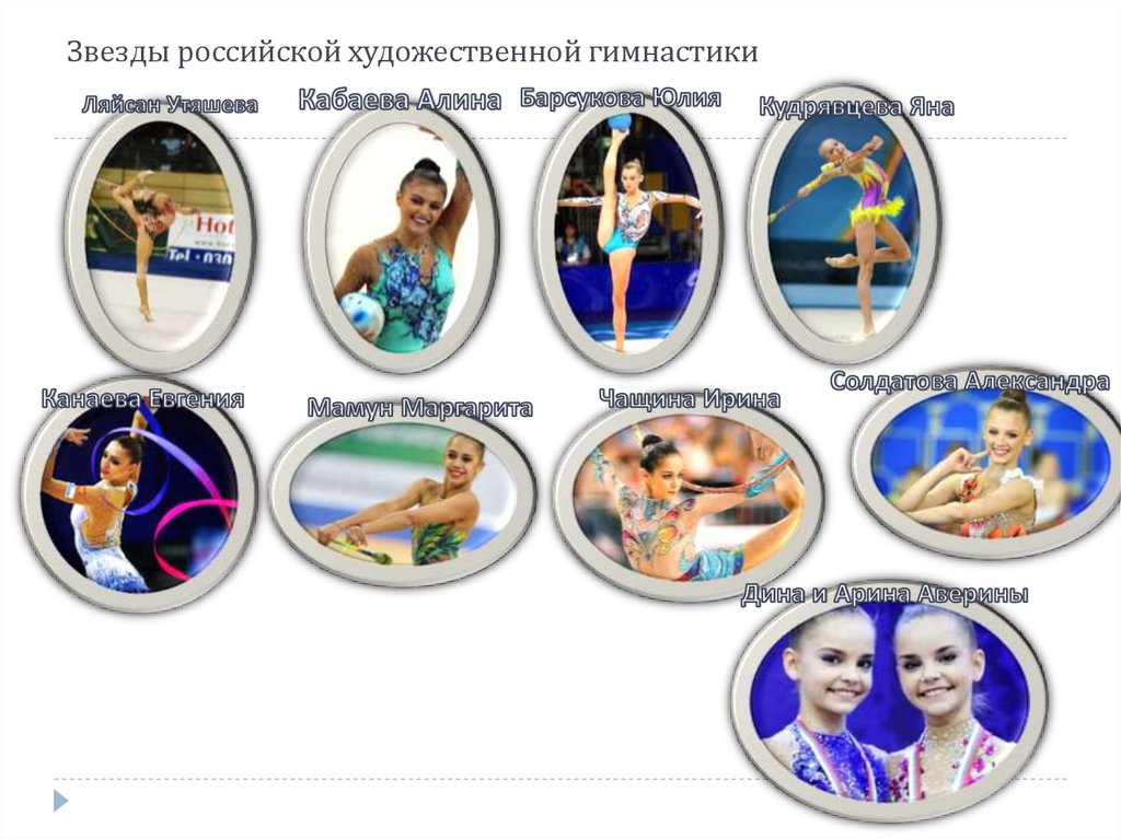 Звезды российской художественной гимнастики