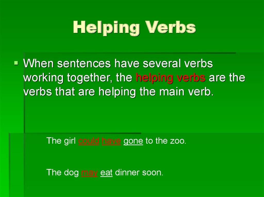 Verbs What Is A Verb Online Presentation