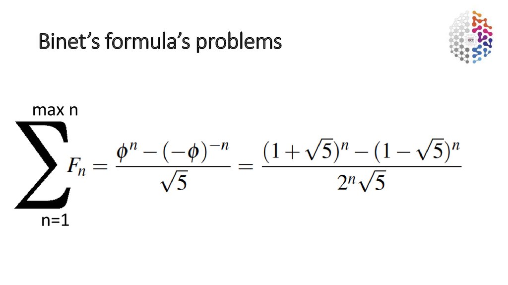 Ryspekov's Fibonacci sequence formula - презентация онлайн
