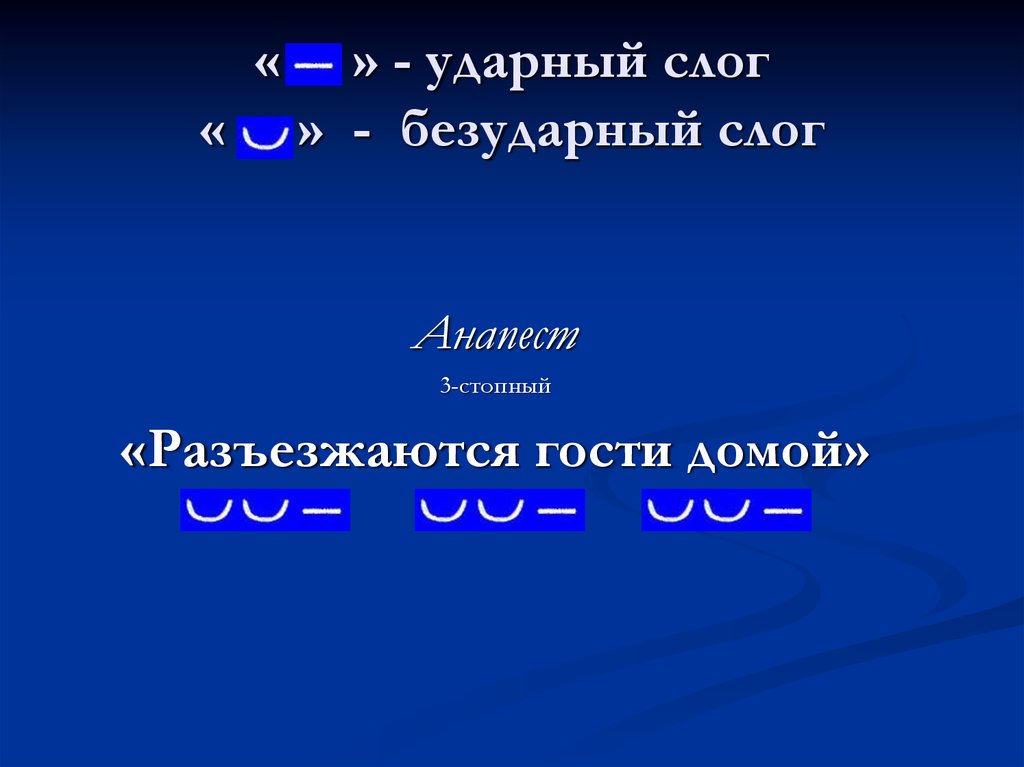 Как найти ударный слог 1 класс правило