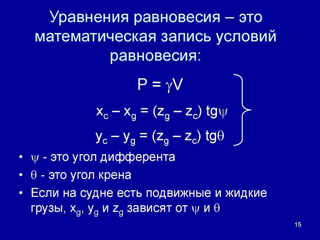 Какие уравнения имеют